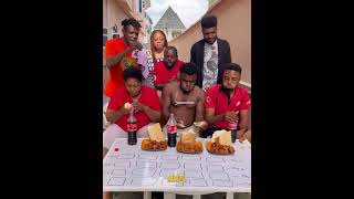 Spanner VS 2 Guys on Akara bread and cocacola food challenge  competition [upl. by Abra]