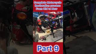 Complete Restoration Of Old Rusty Motorcycle viralreels restoration khanhondacentre viralshorts [upl. by Aneev579]