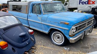 Scrap Yard Rescue  Abandoned 1972 FORD F100 Explorer V8 [upl. by Adnolat]