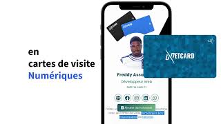 Netcard la carte de visite numérique sans contact [upl. by Sixele138]