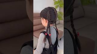 Sweet and cool double braids hairstyle beautifulhair creativehairstyles chichairstyles [upl. by Nna]