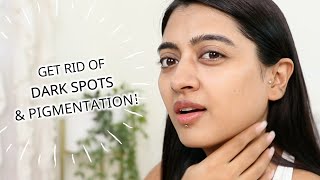 Skin Care Routine How I Got Rid of Dark Spots amp Pigmentation Sue to Sun Exposure [upl. by Eelytsirk]