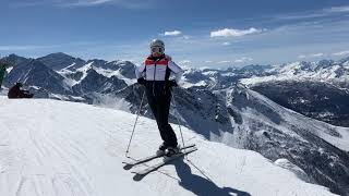 Skiing in Piedmont DAY1  Sauze dOulx and Sestriere [upl. by Eupheemia932]