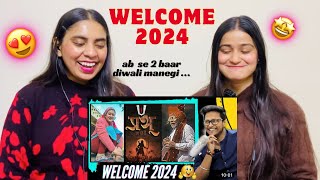 Welcome 2024  Samrat Ki Pathshala  The Girls Squad REACTION [upl. by Coughlin]