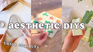 aesthetic clay DIY ideas 🎨 things to do when your bored [upl. by Kathleen]