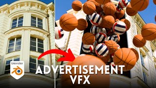 How to create CGI ads using VFX in Blender [upl. by Kwasi241]