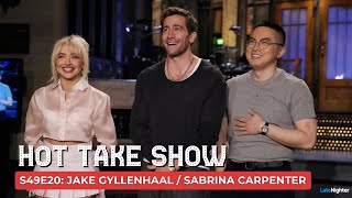 Jake Gyllenhaal  Sabrina Carpenter SNL Hot Take Show  S49 E20 [upl. by Yalc]