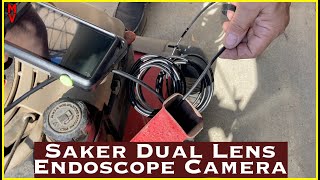 Saker Dual Lens Endoscope Camera  MumblesVideos Product Review [upl. by Hulbig]