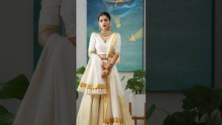 2024 Onam dress collections for girls shortsfeed shrots viralshorts onam [upl. by Nevar]