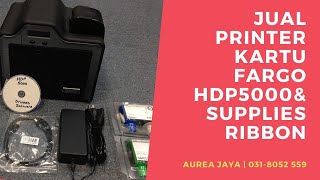 Jual Printer ID Card Fargo HDP5000 Ribbon Color amp Black Harga Murah  AureaJayacom  0318052 559 [upl. by Aisela405]