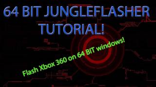 HOW TO Flash an Xbox 360 on 64 BIT PC Jungleflasher  And How to Unbrick a Liteon Drive [upl. by Gherardi476]