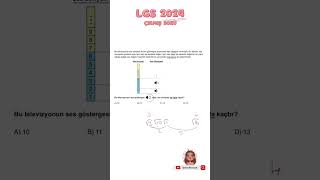 LGS 2024 ÇIKMIŞ SORU  8sınıf lgs lgsmatematik çıkmışsorular [upl. by Navar276]