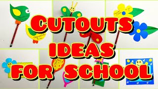 Cutouts ideas for school  Congratulations card ideas for student  School Craft  Achievement Craft [upl. by Idoc]