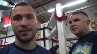 Egis Klimas Working With Lomachenko and Kovalev is like working with floyd and manny EsNews Boxing [upl. by Ramor]