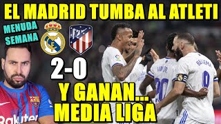 El MADRID GANA MEDIA LIGA tras TUMBAR 20 al ATLETI  GRAN MODRIC y VINICIUS JR  SIGUEN IMPARABLES [upl. by Quackenbush770]