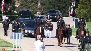 USMC SSGT Joshua J Cullins KIA  Internment Procession [upl. by Annayat565]