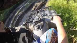 ATV Flips over with 2 people on it [upl. by Abell]