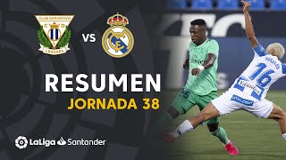 Resumen de CD Leganés vs Real Madrid 22 [upl. by Kim]