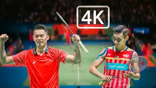 Last Match of Lin Dan and Lee Chong Wei  2018 All England Open  QF  Highlights  4K [upl. by Bartosch]