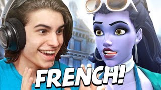 Playing Overwatch in FRENCH [upl. by Durrace]