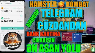 HMSTR KOINLERIN Telegram Cuzdandan BANK KARTİNA cixarish VIDEOSU [upl. by Coralie]