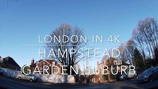 LONDON TOUR IN 4K  HAMPSTEAD GARDEN SUBURB [upl. by Kellen]