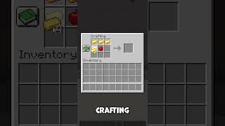 How to craft a GOLDEN APPLE in Minecraft Tutorial minecrafttutorial minecraft [upl. by Steve430]