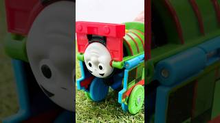 😂 WOW‼️ PERCY upside down ACROBAT TRAIN 😱 thomasandfreinds train thomas percy [upl. by Wehttan33]