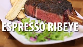 Espresso Crusted Ribeye Steak  Big Meat Sunday [upl. by Noirret]