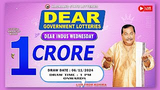 LOTTERY LIVE 1PM TODAY 06112024  Morning Nagaland Lottery Sambad LIVE [upl. by Manny]