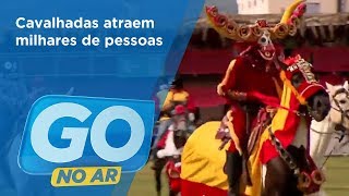 GA  Cavalhadas atraem milhares de pessoas  21052018 [upl. by Keemahs]