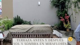 ✅Techos para Terrazas Mira la transformación de esta Terraza con el Sol y Sombra de Madera 💗 [upl. by Mart]