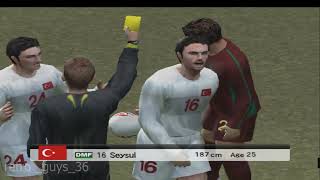 He committed foul and not giving ball easily pes 6 gameplay [upl. by Ian]