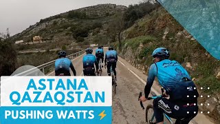 On the Road with Astana Qazaqstan Team  Winter Training Camp in Spain [upl. by Greer]