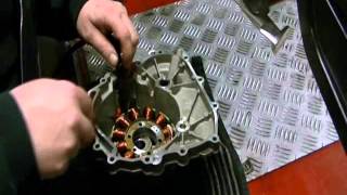 Buell 1125R amp 1125CR stator replacement Twin Motorcycles [upl. by Eikin]