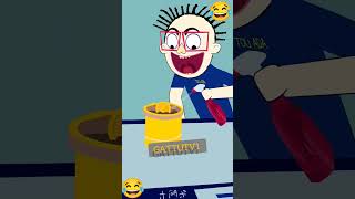 Cartoons Try New Hobbies funny shortsfeed animation [upl. by Telimay]