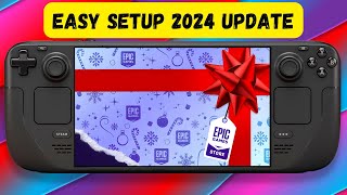 Steam Deck Epic Games Quick amp Easy Setup Guide  2024 [upl. by Rediah]