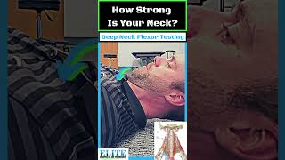 How Strong Is Your Neck  Deep Neck Flexor Testing  Shorts [upl. by Iolanthe]