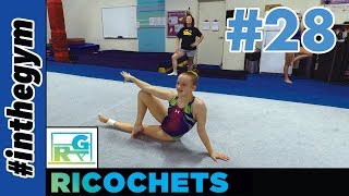 Floor leaps and routine work with Kelly  inthegym 28 [upl. by Caressa]