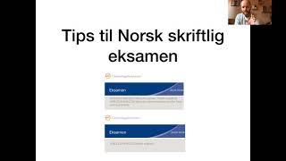 Tips til norsk skriftlig eksamen [upl. by Finlay]