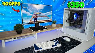 I ONLY Had 350 To Build A Gaming Setup [upl. by Karlens]