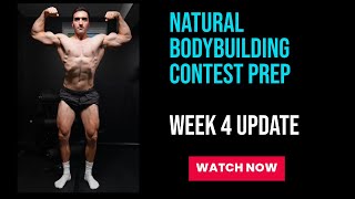 PreContest Prep Diet Week 4  Posing and TrapForearmNeck Workout [upl. by Schonfield]