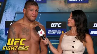 Gilbert Burns says he couldn’t ‘let it go’ and gives props to Sean Brady  ESPN MMA [upl. by Ripleigh]