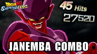 Janemba Combo Tutorial  Sparking Zero Combo Tips amp Tricks [upl. by Ennairek964]