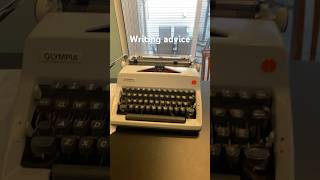 Writing advice use a typewriter writing typewriters writingtips [upl. by Baudoin]