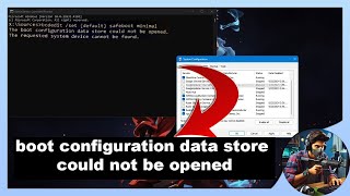 The Boot Configuration Data Store Could Not Be Opened  Access Denied in msconfig 2024 [upl. by Mcleod]