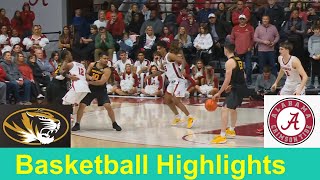 Missouri vs Alabama Basketball Game Highlights Jan 16 2024 [upl. by Kimbra]