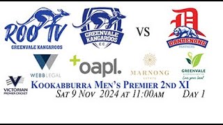 Greenvale Kangaroos v Dandenong 2 Day Game [upl. by Ahseen]