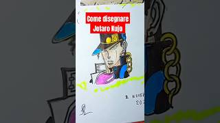 COME DISEGNARE JOTARO KUJO [upl. by Danice868]