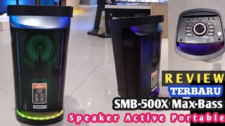 Review Sanken Speaker Active Portable SMB500X MaxBass Review sanken speaker smb500x [upl. by Hetty504]